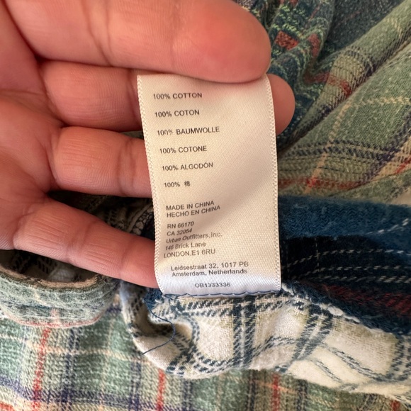 BDG Urban Outfitters Ted Patchwork Plaid Flannel Shirt - Size S - Picture 13 of 13